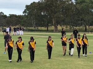 Mackie girls leave field after final 2022 match