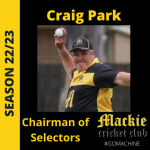 Craig Park chairman of selectors announcement